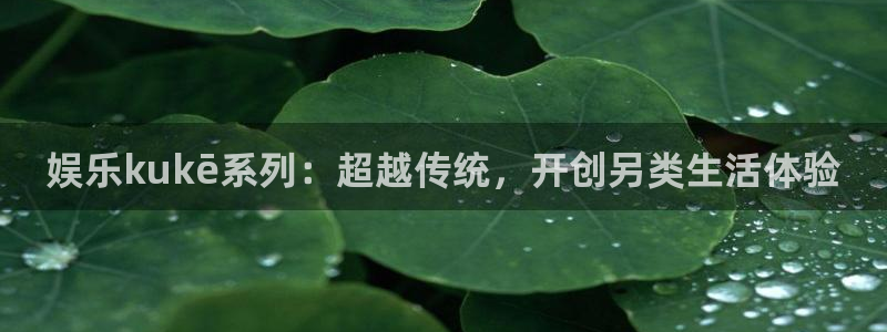 壹号app下载苹果：娱乐kukē系列：超越传统，开创另类生活体验